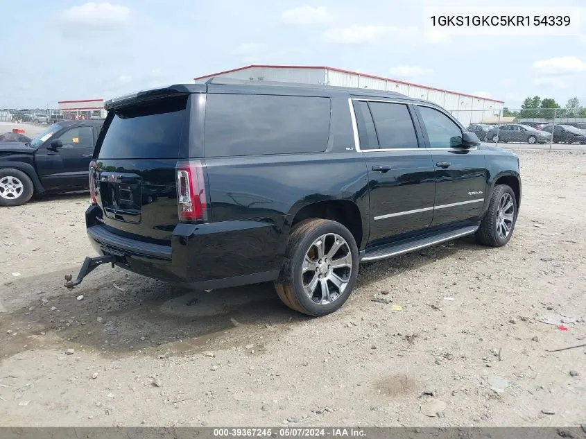 2019 GMC Yukon Xl Slt VIN: 1GKS1GKC5KR154339 Lot: 39367245