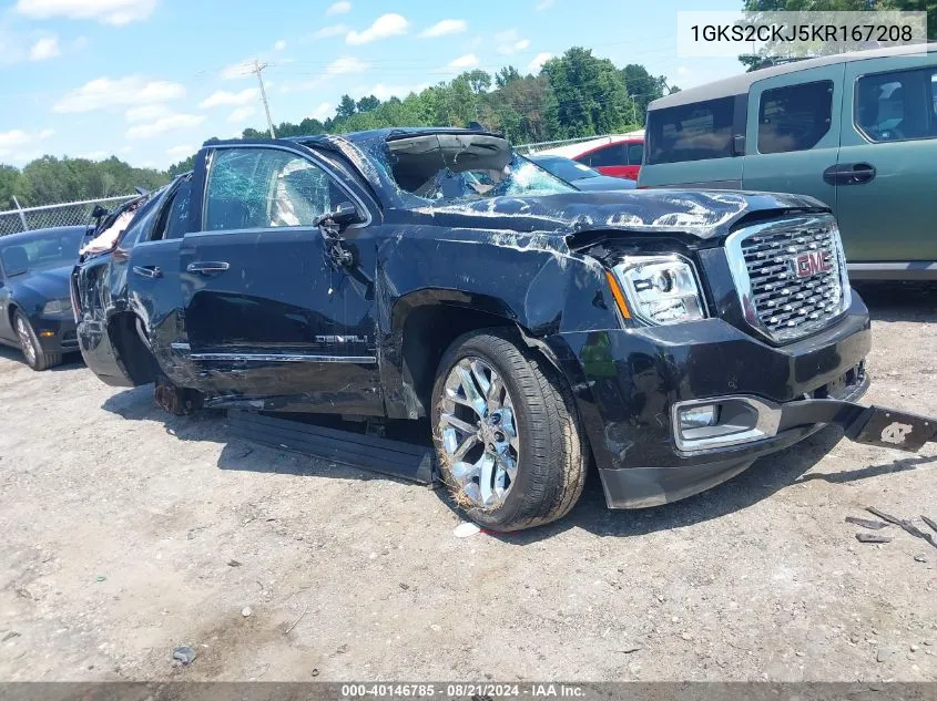 2019 GMC Yukon Denali VIN: 1GKS2CKJ5KR167208 Lot: 40146785