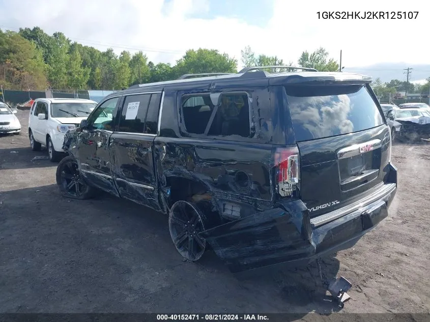 1GKS2HKJ2KR125107 2019 GMC Yukon Xl Denali