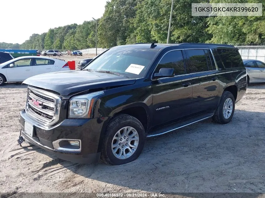 2019 GMC Yukon Xl C1500 Slt VIN: 1GKS1GKC4KR399620 Lot: 40156972