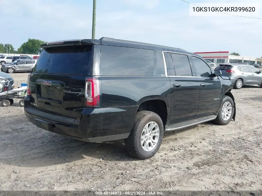 2019 GMC Yukon Xl C1500 Slt VIN: 1GKS1GKC4KR399620 Lot: 40156972