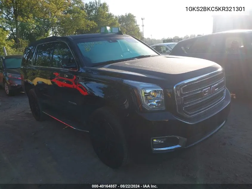 2019 GMC Yukon Slt VIN: 1GKS2BKC5KR321301 Lot: 40164857