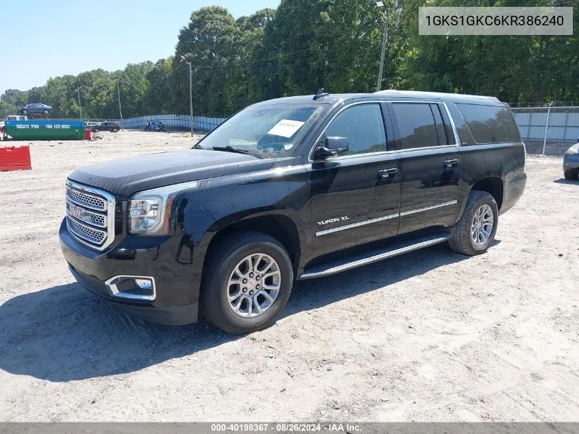 1GKS1GKC6KR386240 2019 GMC Yukon Xl Slt