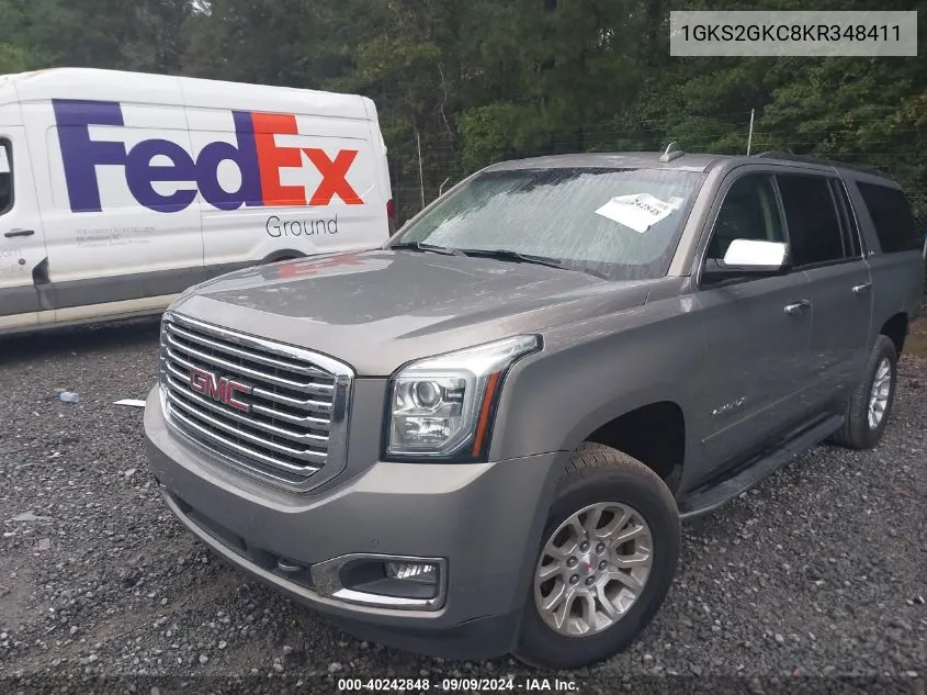 1GKS2GKC8KR348411 2019 GMC Yukon Xl Slt