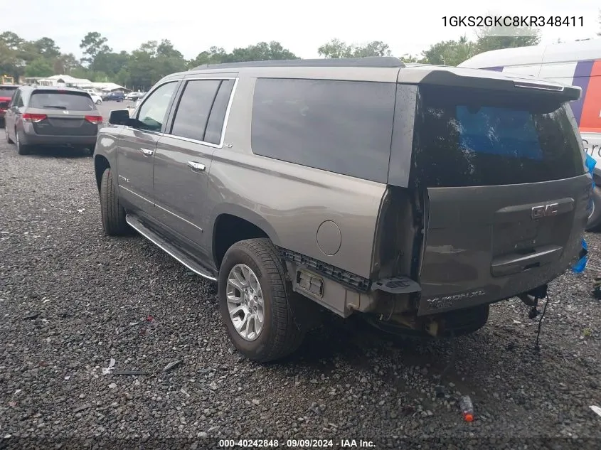 1GKS2GKC8KR348411 2019 GMC Yukon Xl Slt