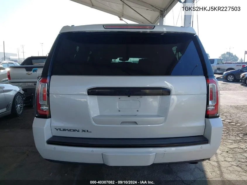 1GKS2HKJ5KR227503 2019 GMC Yukon Xl Denali