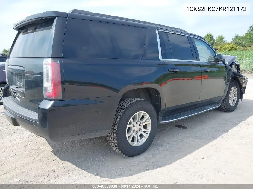 1GKS2FKC7KR121172 2019 GMC Yukon Xl Sle