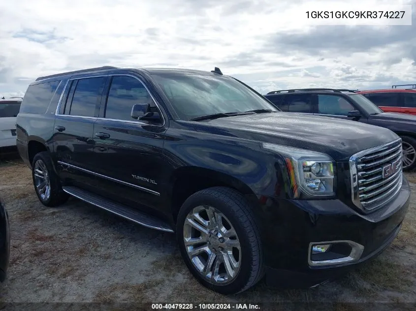 2019 GMC Yukon Xl Slt VIN: 1GKS1GKC9KR374227 Lot: 40479228