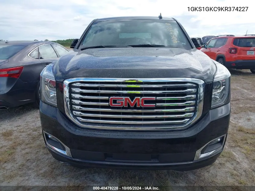 2019 GMC Yukon Xl Slt VIN: 1GKS1GKC9KR374227 Lot: 40479228