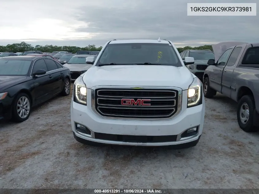 2019 GMC Yukon Xl Slt VIN: 1GKS2GKC9KR373981 Lot: 40513291