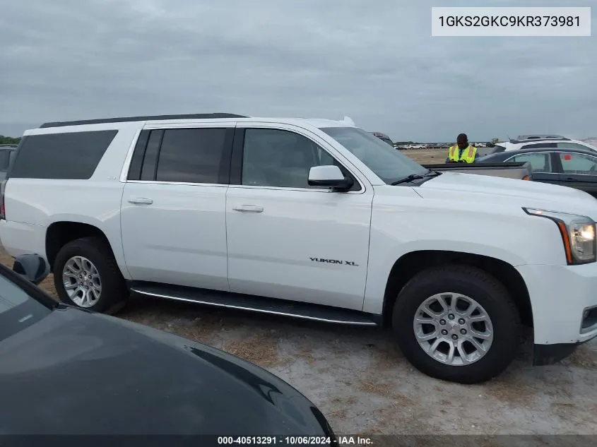 2019 GMC Yukon Xl Slt VIN: 1GKS2GKC9KR373981 Lot: 40513291