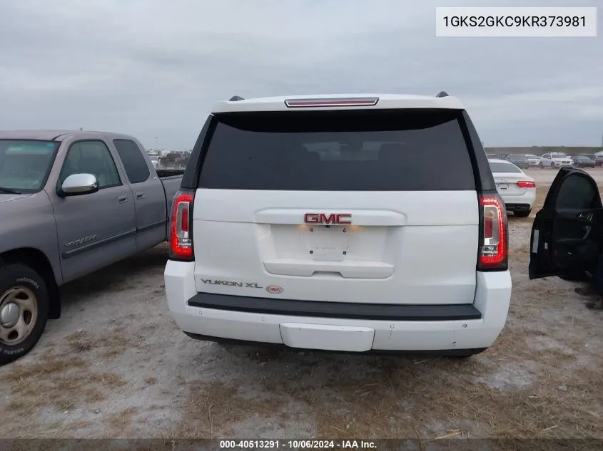 2019 GMC Yukon Xl Slt VIN: 1GKS2GKC9KR373981 Lot: 40513291