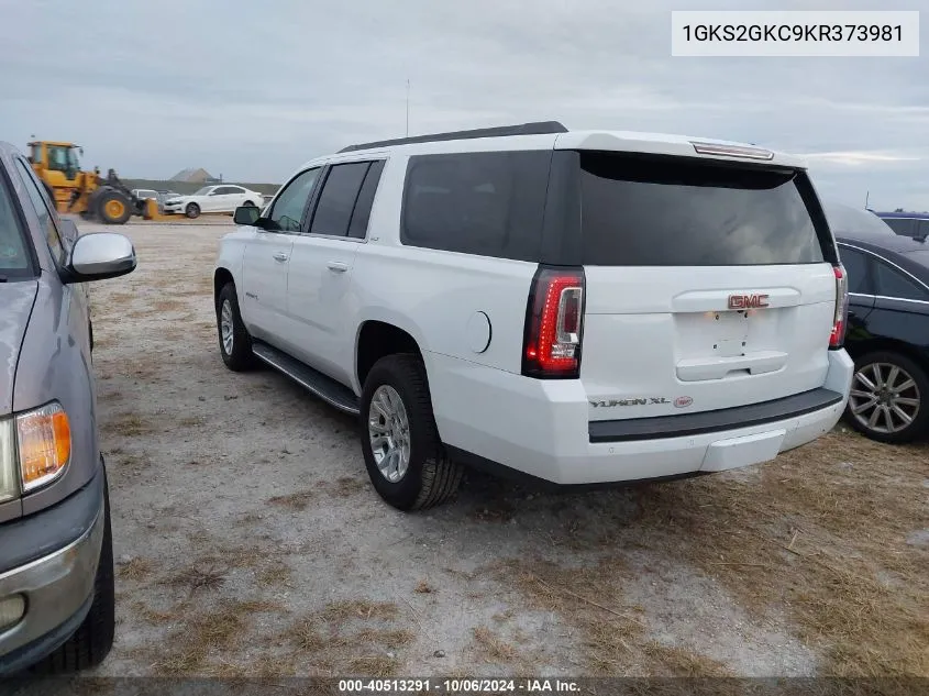 2019 GMC Yukon Xl Slt VIN: 1GKS2GKC9KR373981 Lot: 40513291