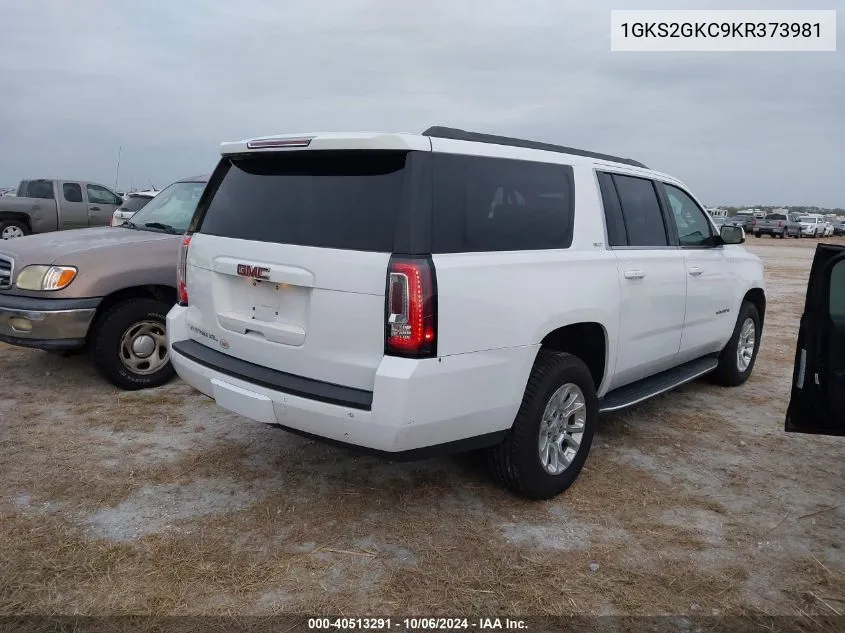 2019 GMC Yukon Xl Slt VIN: 1GKS2GKC9KR373981 Lot: 40513291