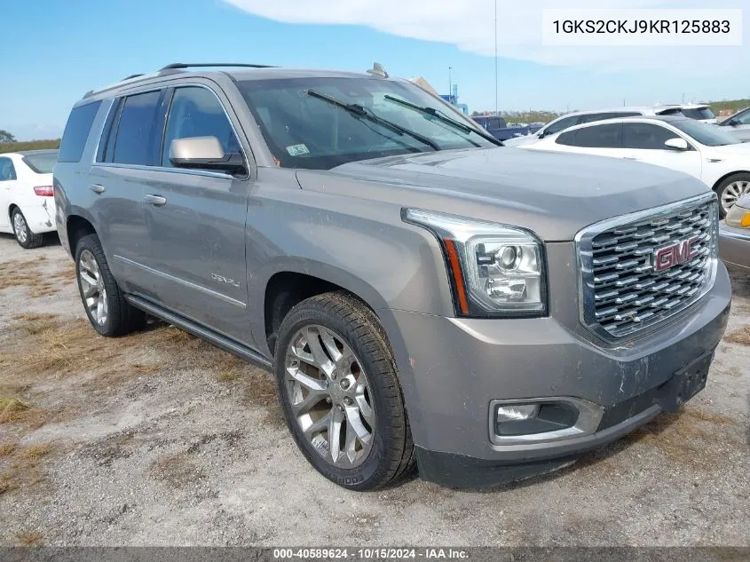 2019 GMC Yukon Denali VIN: 1GKS2CKJ9KR125883 Lot: 40589624