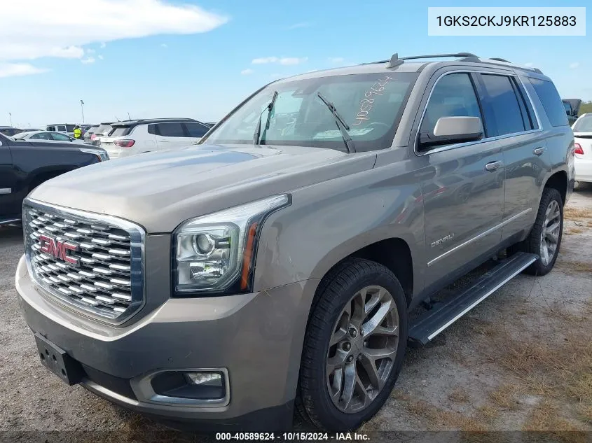 2019 GMC Yukon Denali VIN: 1GKS2CKJ9KR125883 Lot: 40589624