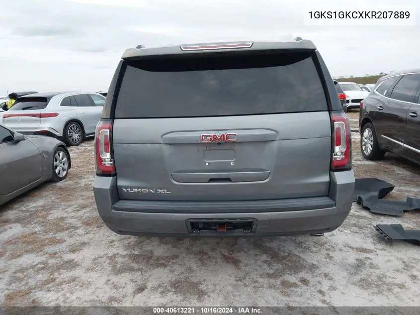 2019 GMC Yukon Xl Slt VIN: 1GKS1GKCXKR207889 Lot: 40613221