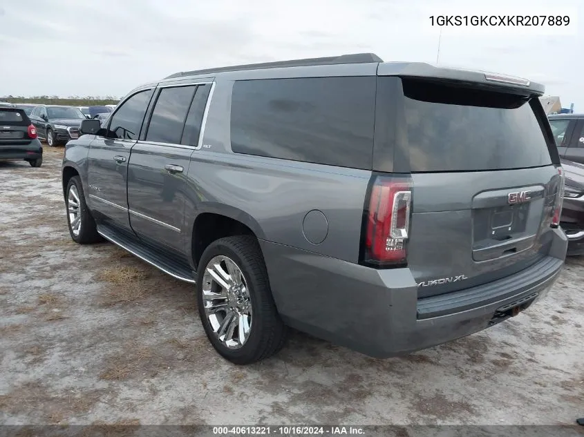 2019 GMC Yukon Xl Slt VIN: 1GKS1GKCXKR207889 Lot: 40613221