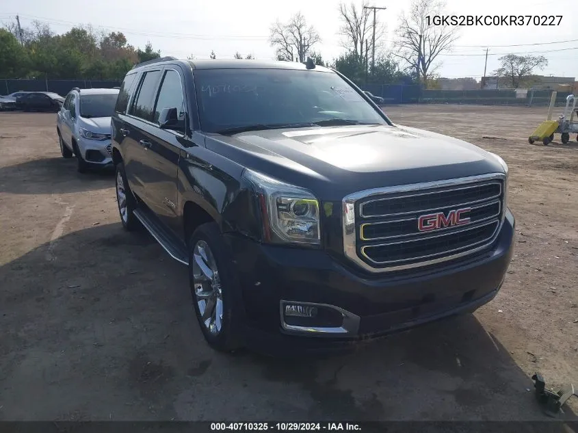 2019 GMC Yukon Slt VIN: 1GKS2BKC0KR370227 Lot: 40710325