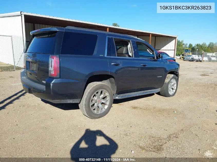 2019 GMC Yukon Slt VIN: 1GKS1BKC3KR263823 Lot: 40732149