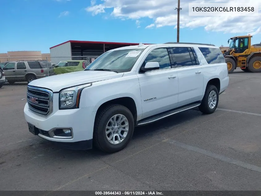 2020 GMC Yukon Xl 4Wd Slt VIN: 1GKS2GKC6LR183458 Lot: 39544343