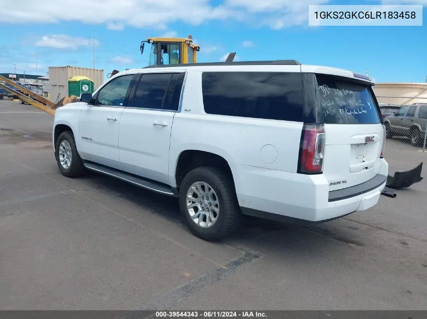 2020 GMC Yukon Xl 4Wd Slt VIN: 1GKS2GKC6LR183458 Lot: 39544343