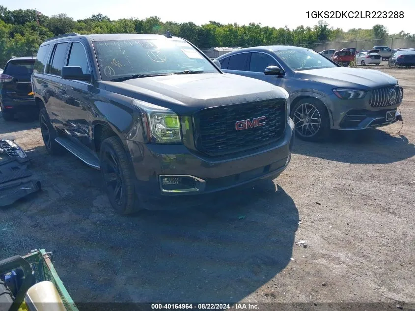 2020 GMC Yukon 4Wd Slt Standard Edition VIN: 1GKS2DKC2LR223288 Lot: 40164964