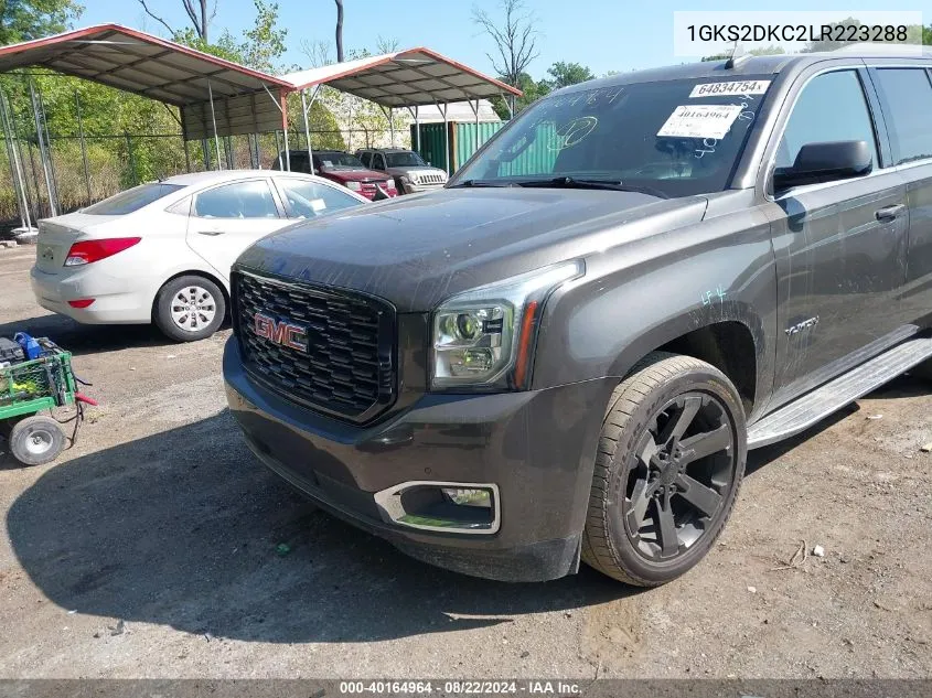 2020 GMC Yukon 4Wd Slt Standard Edition VIN: 1GKS2DKC2LR223288 Lot: 40164964