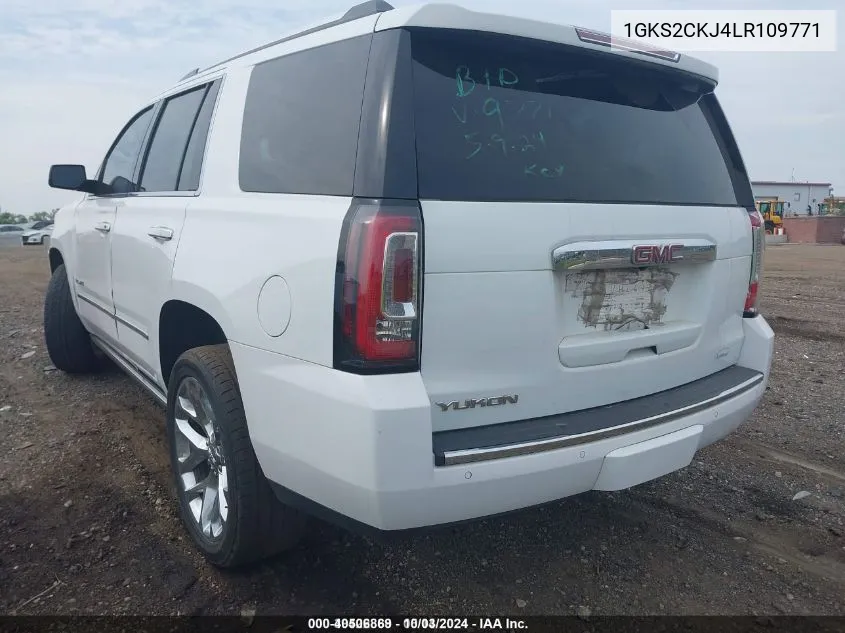 1GKS2CKJ4LR109771 2020 GMC Yukon 4Wd Denali