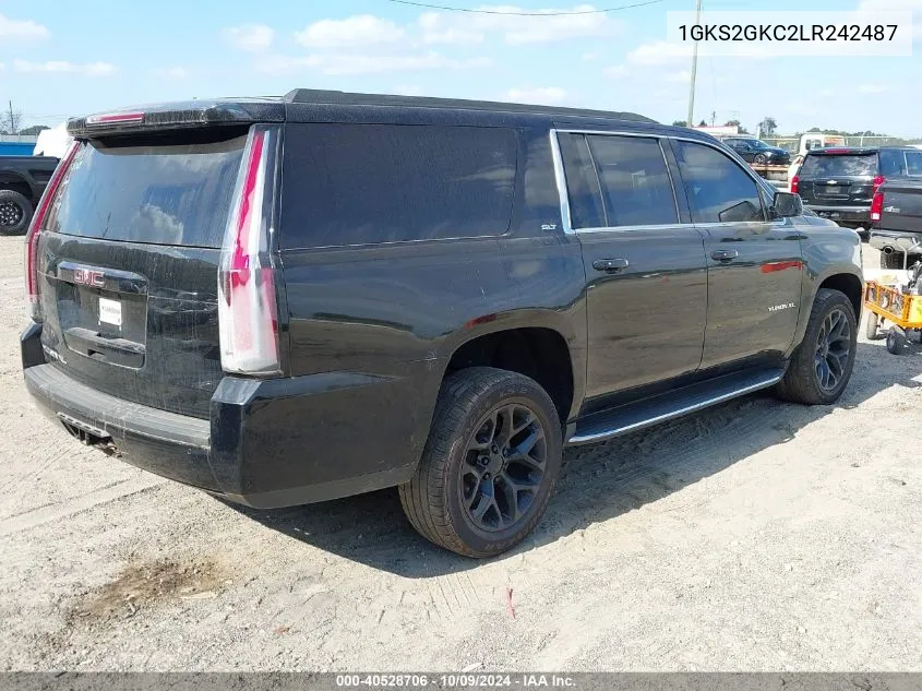 2020 GMC Yukon Xl 4Wd Slt VIN: 1GKS2GKC2LR242487 Lot: 40528706