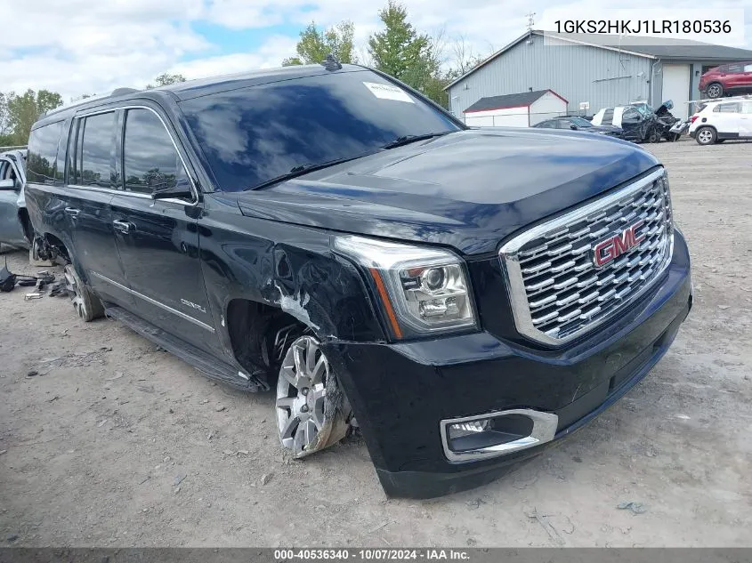 2020 GMC Yukon Xl 4Wd Denali VIN: 1GKS2HKJ1LR180536 Lot: 40536340