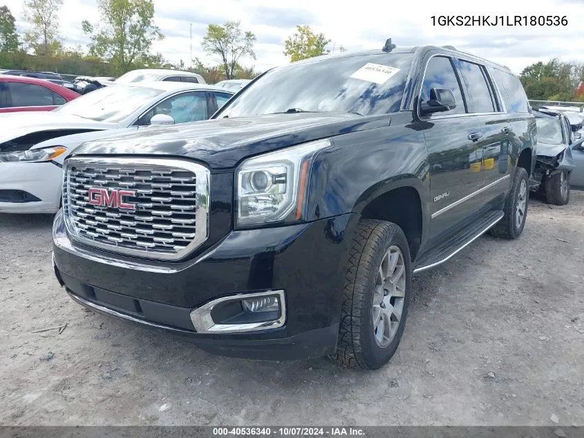 2020 GMC Yukon Xl 4Wd Denali VIN: 1GKS2HKJ1LR180536 Lot: 40536340