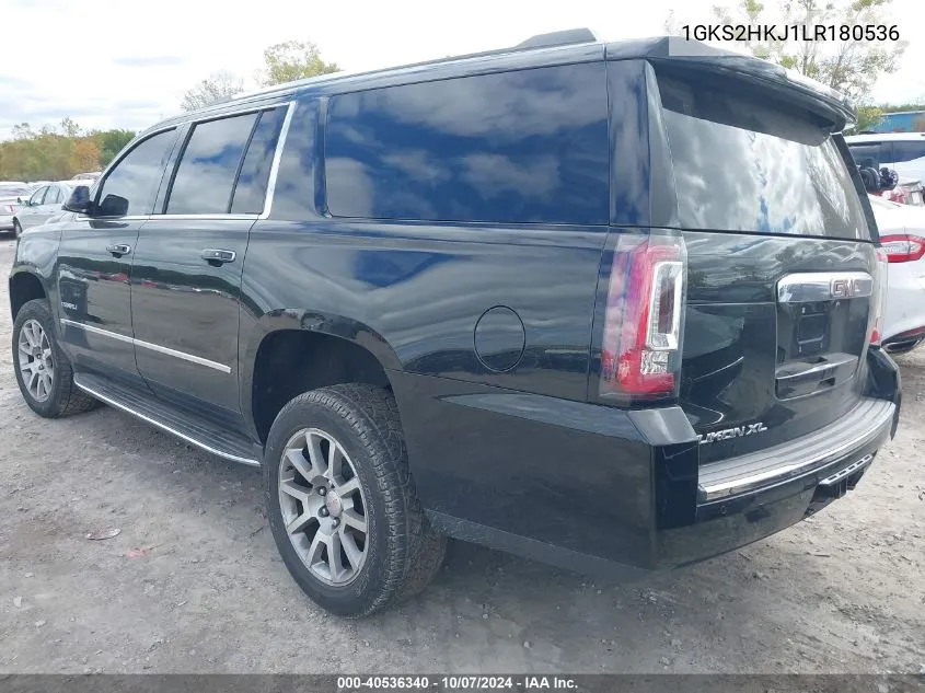 2020 GMC Yukon Xl 4Wd Denali VIN: 1GKS2HKJ1LR180536 Lot: 40536340