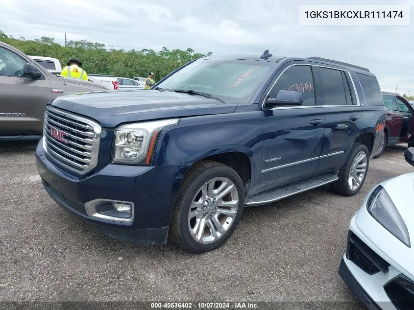 2020 GMC Yukon Slt VIN: 1GKS1BKCXLR111474 Lot: 40536402