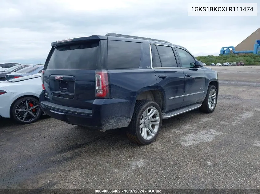 2020 GMC Yukon Slt VIN: 1GKS1BKCXLR111474 Lot: 40536402