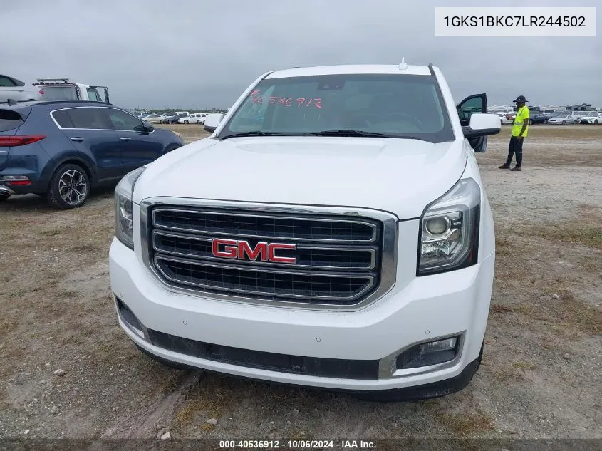 2020 GMC Yukon 2Wd Slt VIN: 1GKS1BKC7LR244502 Lot: 40536912