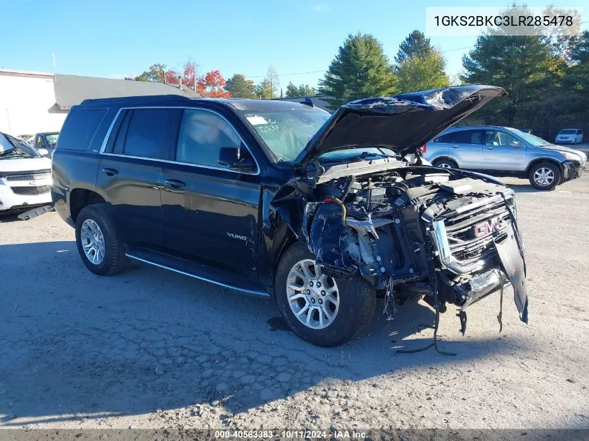 2020 GMC Yukon Slt VIN: 1GKS2BKC3LR285478 Lot: 40563383