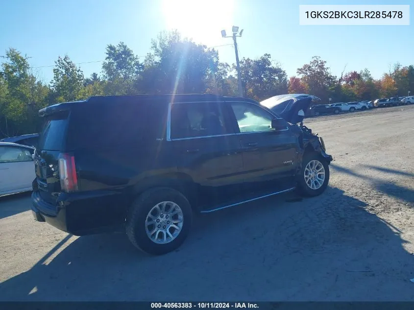 2020 GMC Yukon Slt VIN: 1GKS2BKC3LR285478 Lot: 40563383