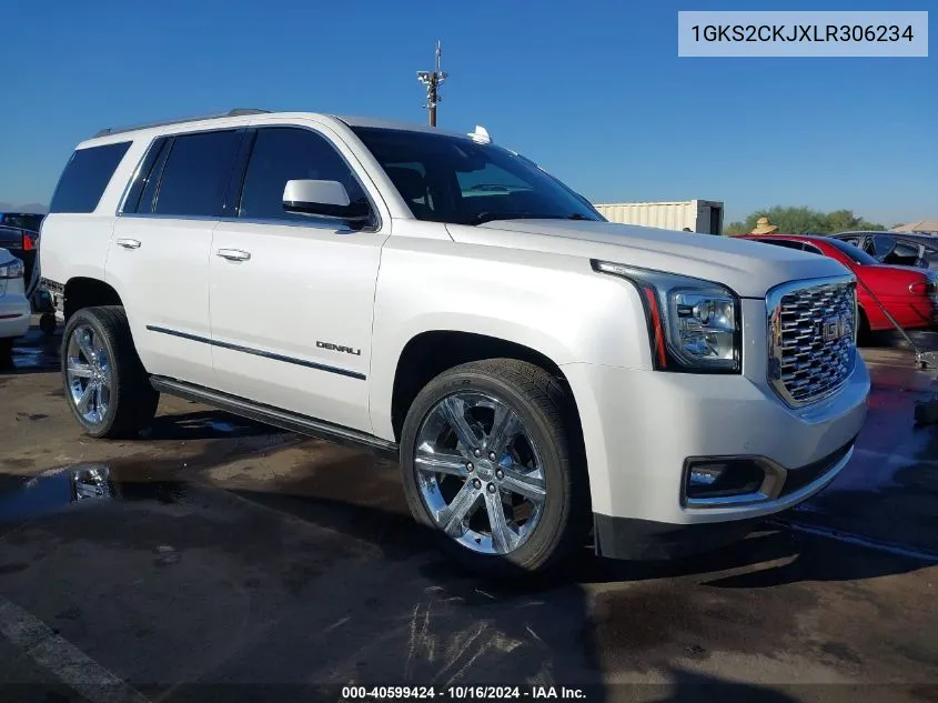 2020 GMC Yukon 4Wd Denali VIN: 1GKS2CKJXLR306234 Lot: 40599424