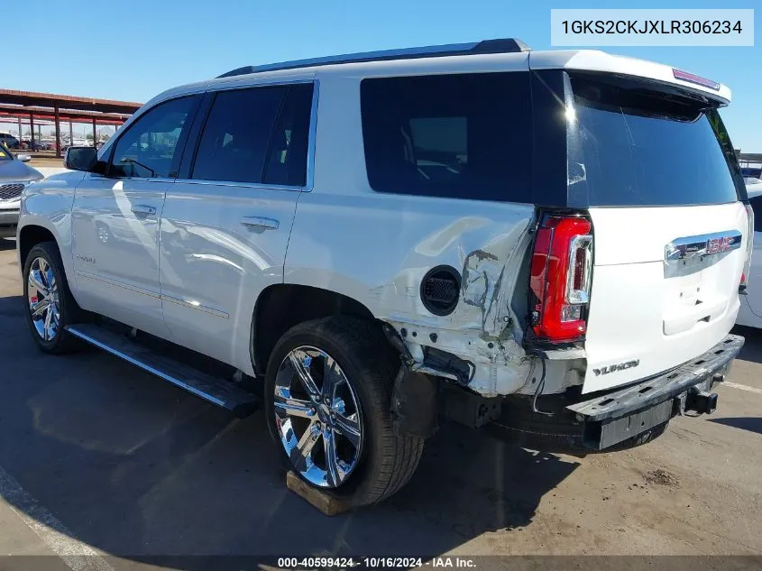 2020 GMC Yukon 4Wd Denali VIN: 1GKS2CKJXLR306234 Lot: 40599424