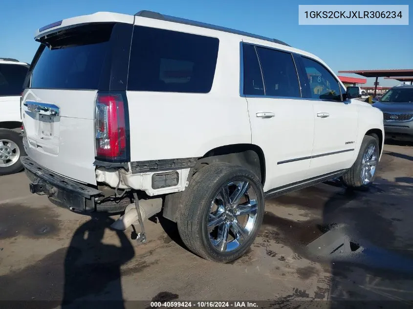 2020 GMC Yukon 4Wd Denali VIN: 1GKS2CKJXLR306234 Lot: 40599424