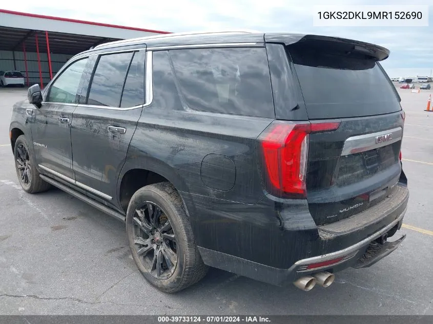 1GKS2DKL9MR152690 2021 GMC Yukon 4Wd Denali