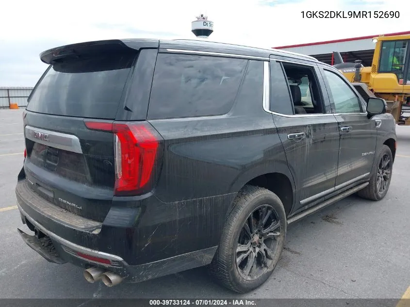 1GKS2DKL9MR152690 2021 GMC Yukon 4Wd Denali