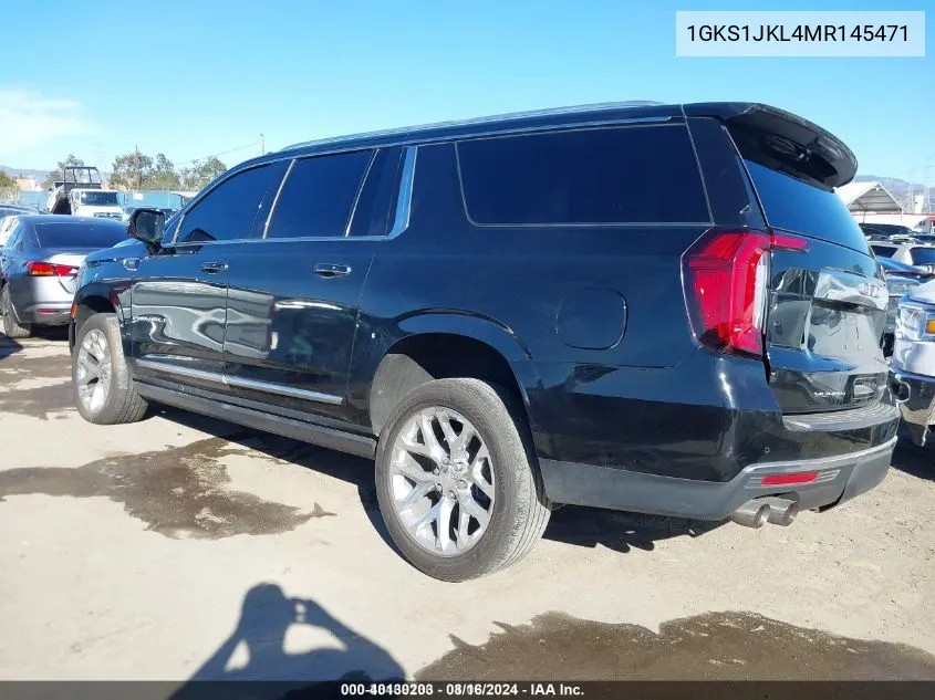 1GKS1JKL4MR145471 2021 GMC Yukon Xl 2Wd Denali