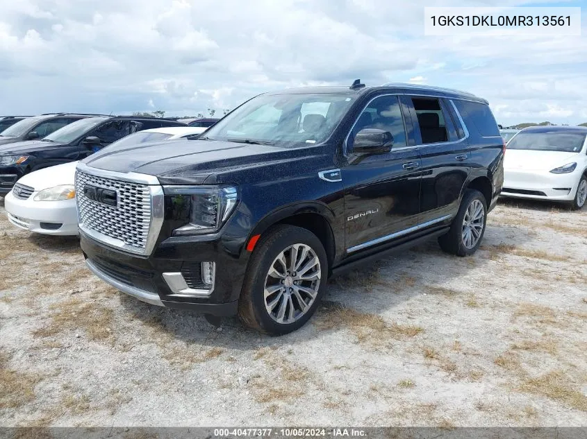 2021 GMC Yukon Denali VIN: 1GKS1DKL0MR313561 Lot: 40477377