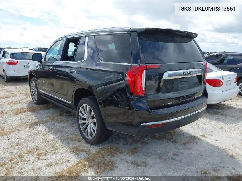 2021 GMC Yukon Denali VIN: 1GKS1DKL0MR313561 Lot: 40477377