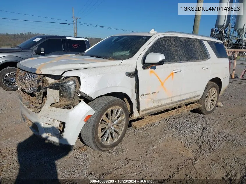 2021 GMC Yukon Denali VIN: 1GKS2DKL4MR143623 Lot: 40639289