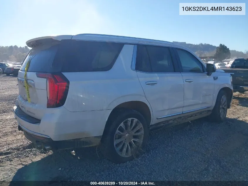 1GKS2DKL4MR143623 2021 GMC Yukon Denali