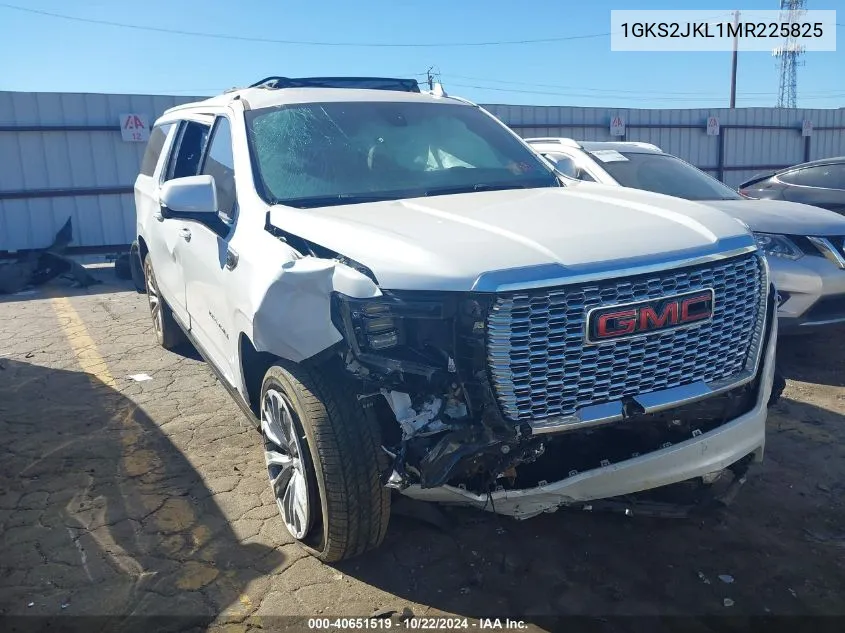 2021 GMC Yukon Xl 4Wd Denali VIN: 1GKS2JKL1MR225825 Lot: 40651519