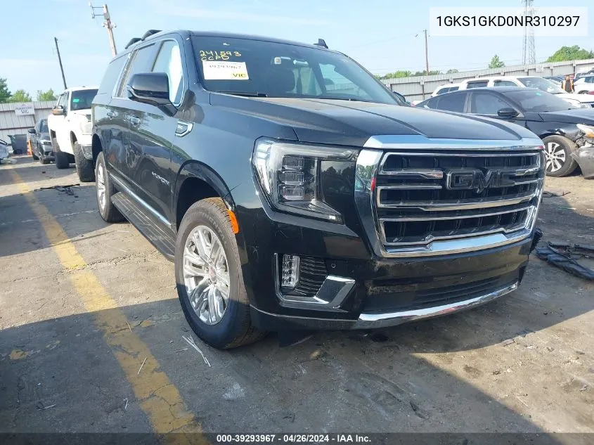 2022 GMC Yukon Xl 2Wd Slt VIN: 1GKS1GKD0NR310297 Lot: 39293967